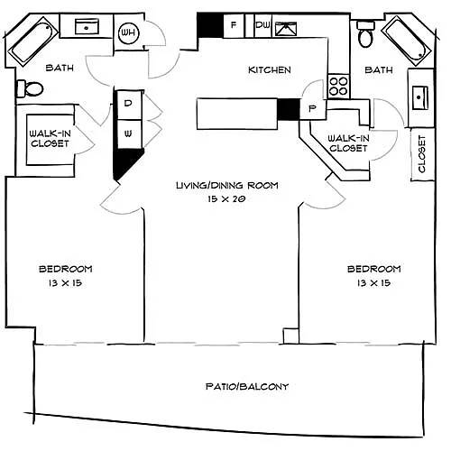 Floor plan City Villas 2I Premier
