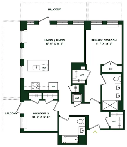 Floor plan B10E