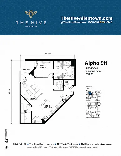 Floor plan Alpha 9H