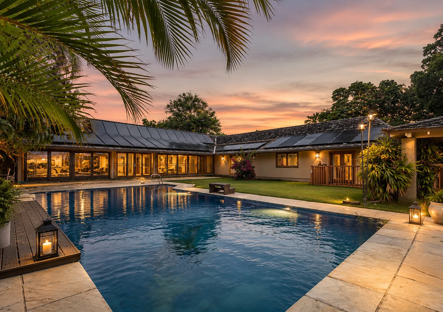 Kai Nani Living: Poolside Privacy Across from Waialae Country Club — Photo 1