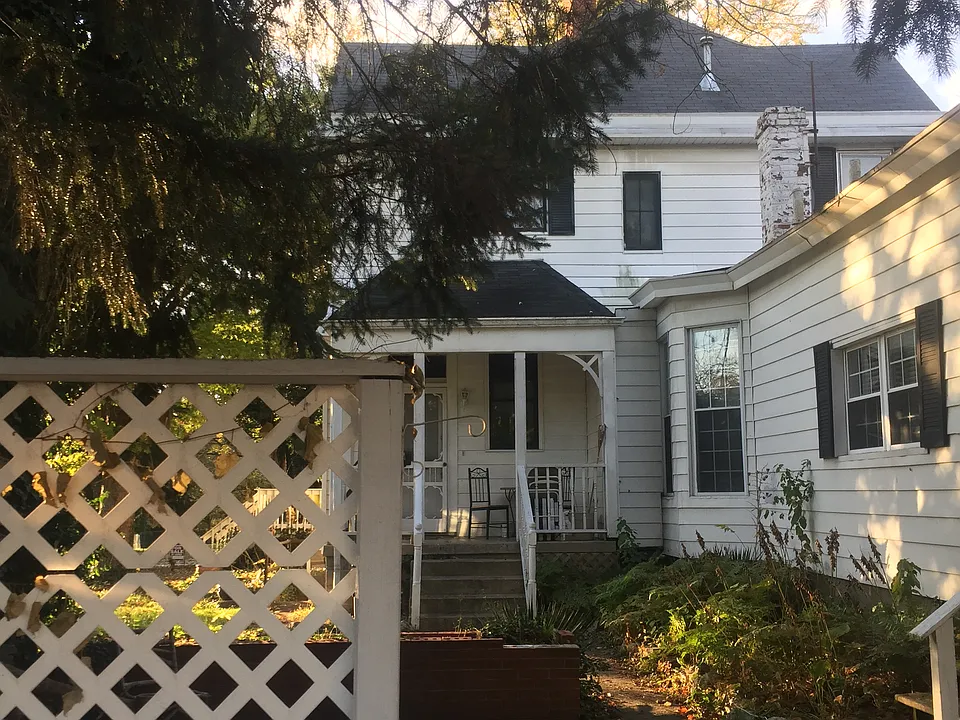 rear. kitchen porch. patio. 