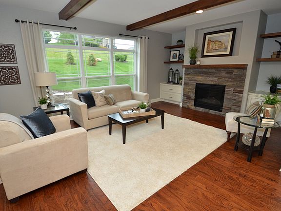 Living Room with Fireplace