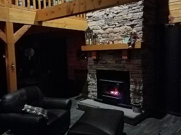 Wood Burning Fireplace
