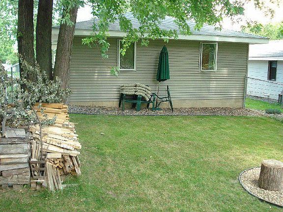 Summer photo of backyard