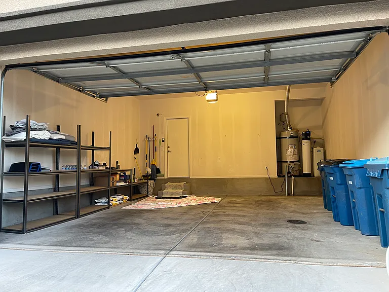 Two car garage