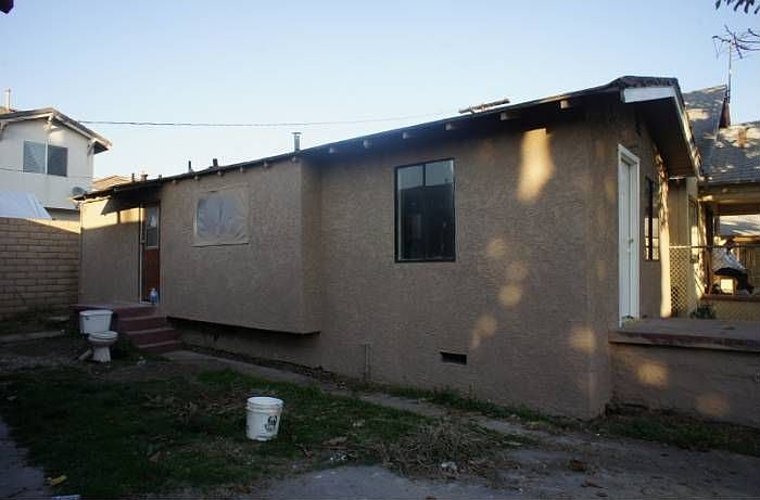 Rear of house