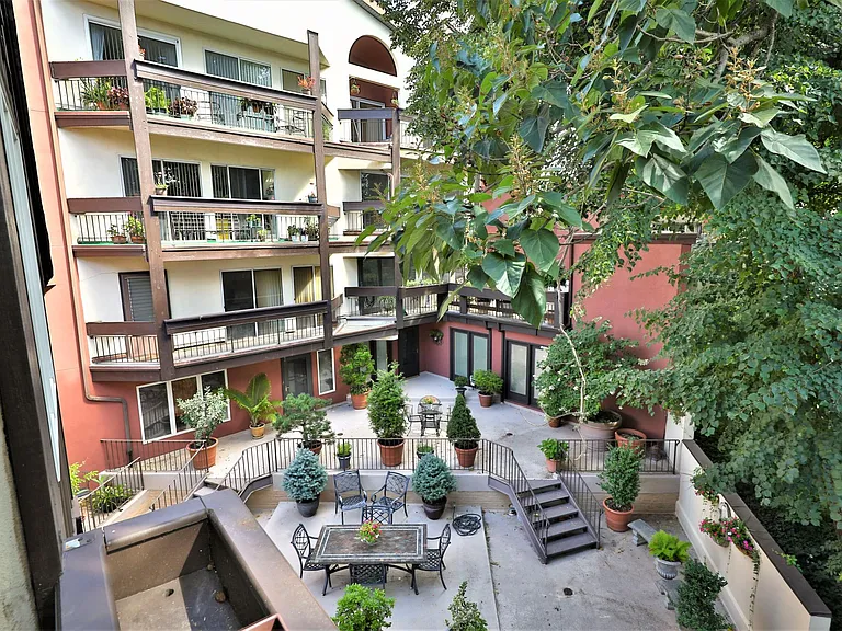 View from MBR Balcony, Common Courtyard