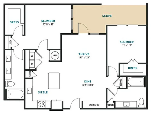 Floor plan B4