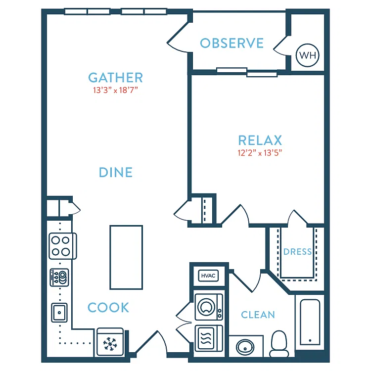 Floor plan 829 Quincy A1