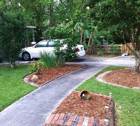 Front sidewalk