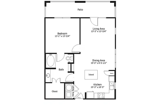 Floor plan Oaks 4.A3