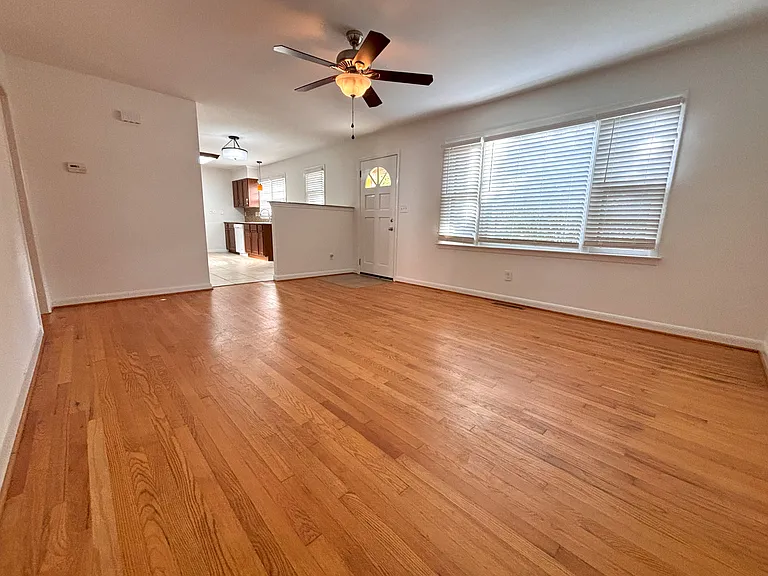 Living Room with Kitchen View
