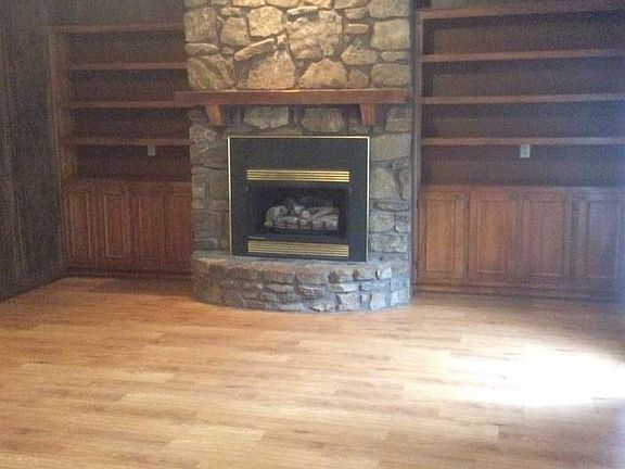 Large den with gas logs