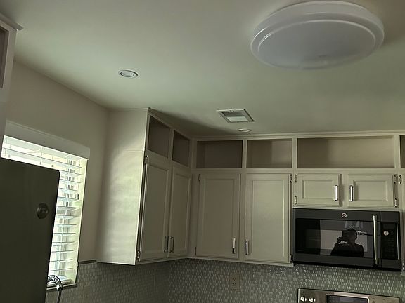 Cabinetry with Storage above