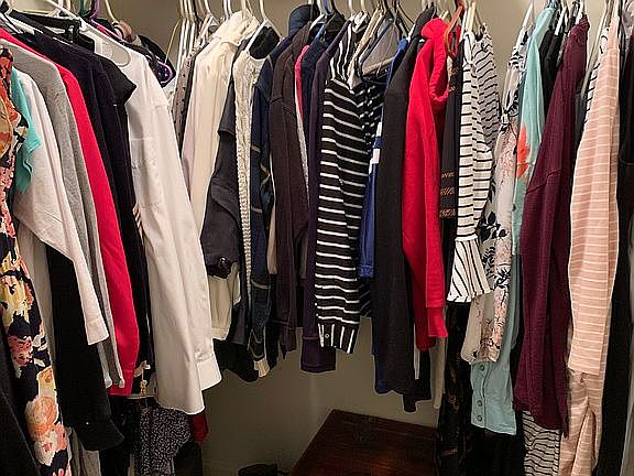 Master walk-in closet 
