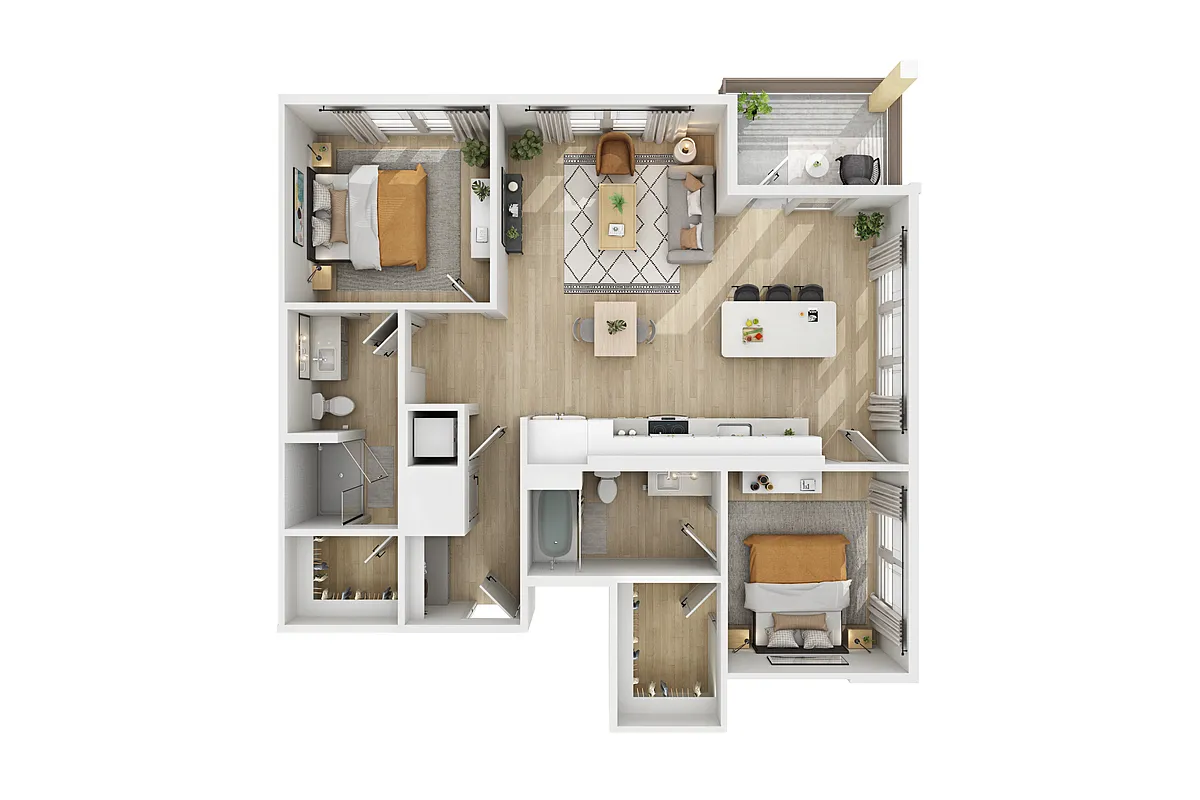 Floor plan B7
