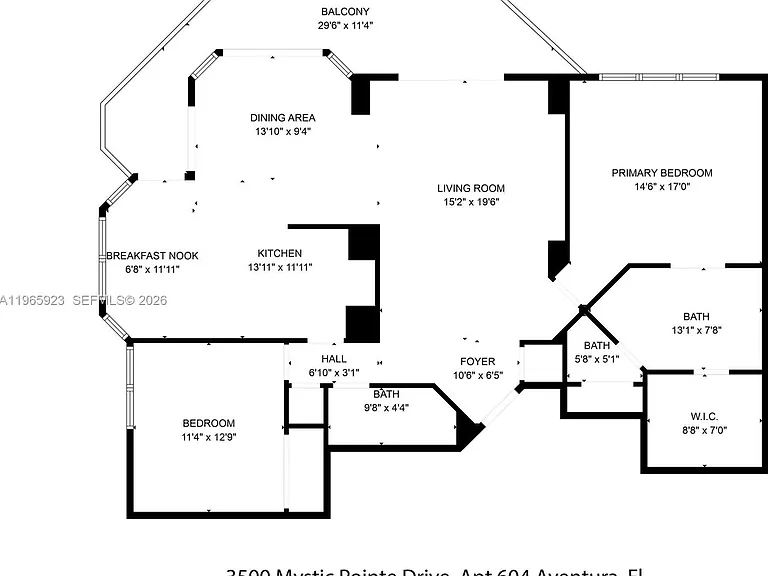 3500 Mystic Pointe Dr #604 — Photo 33