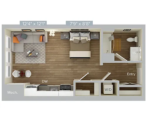 Floor plan S1_Apt1219
