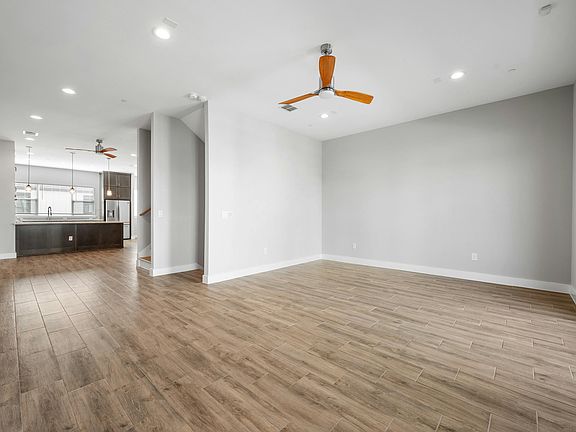 Open Floor Plan Kitchen, Dining & Living Room