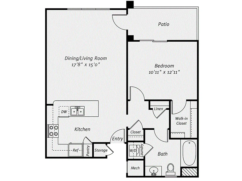 Floor plan Furnished-F-A4