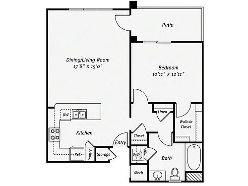 Floor plan Furnished-F-A4