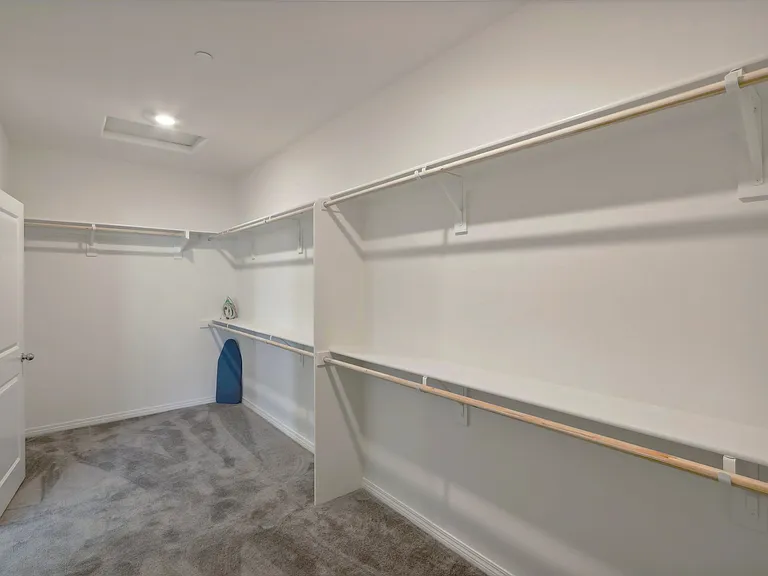 Enjoy a spacious closet for all your storage needs!