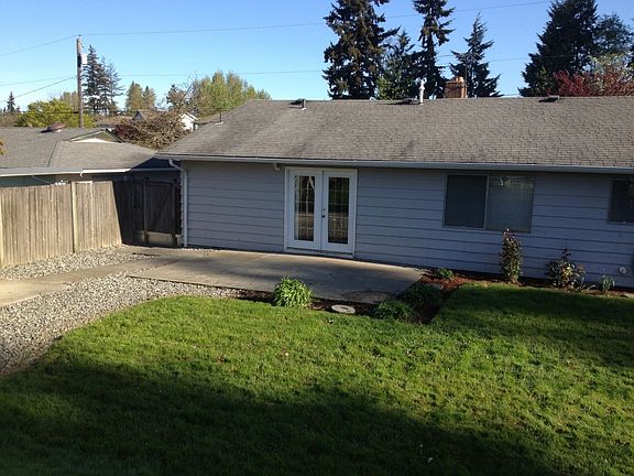 Large back yard