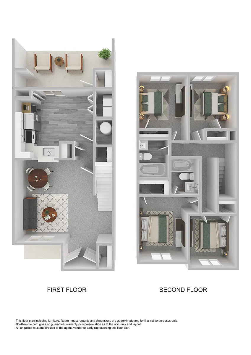 Floor plan 4 Bedroom 2 Bathroom