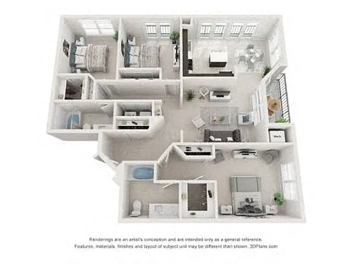 Floor plan C1 Renovated