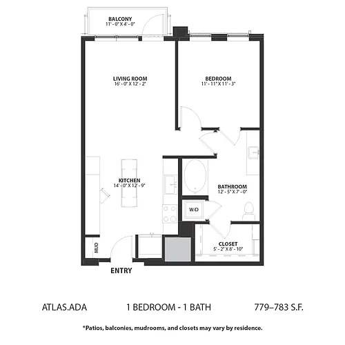 Floor plan Atlas.ADA