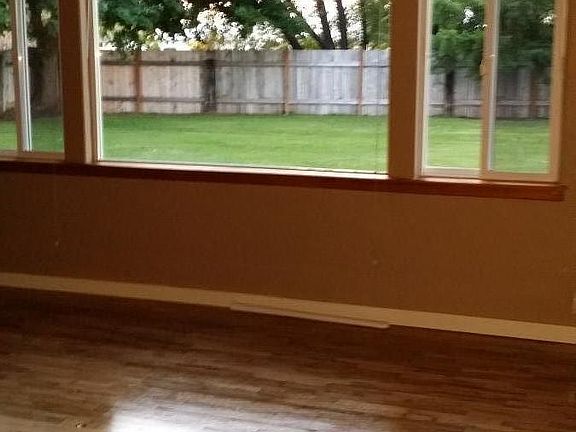 in living room looking at yard