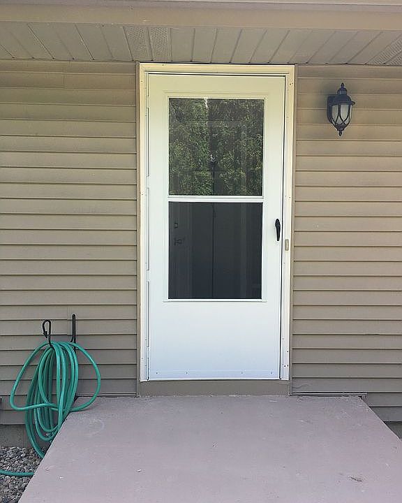 New steel door also storm 