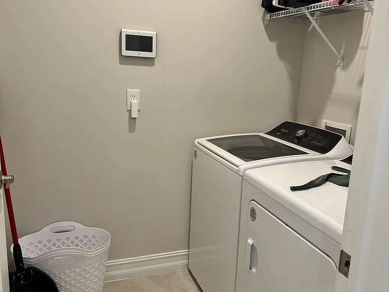 washer and dryer room