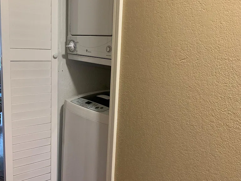 Washer and dryer in unit