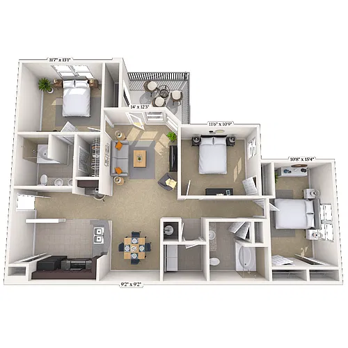 Floor plan 32C