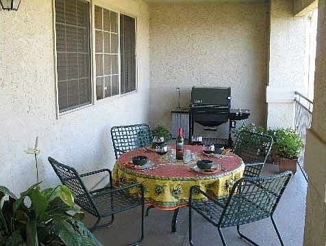 huge balcony with city/greenbelt view