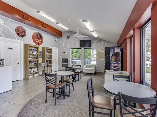 On-Site Laundry and Internet Cafe