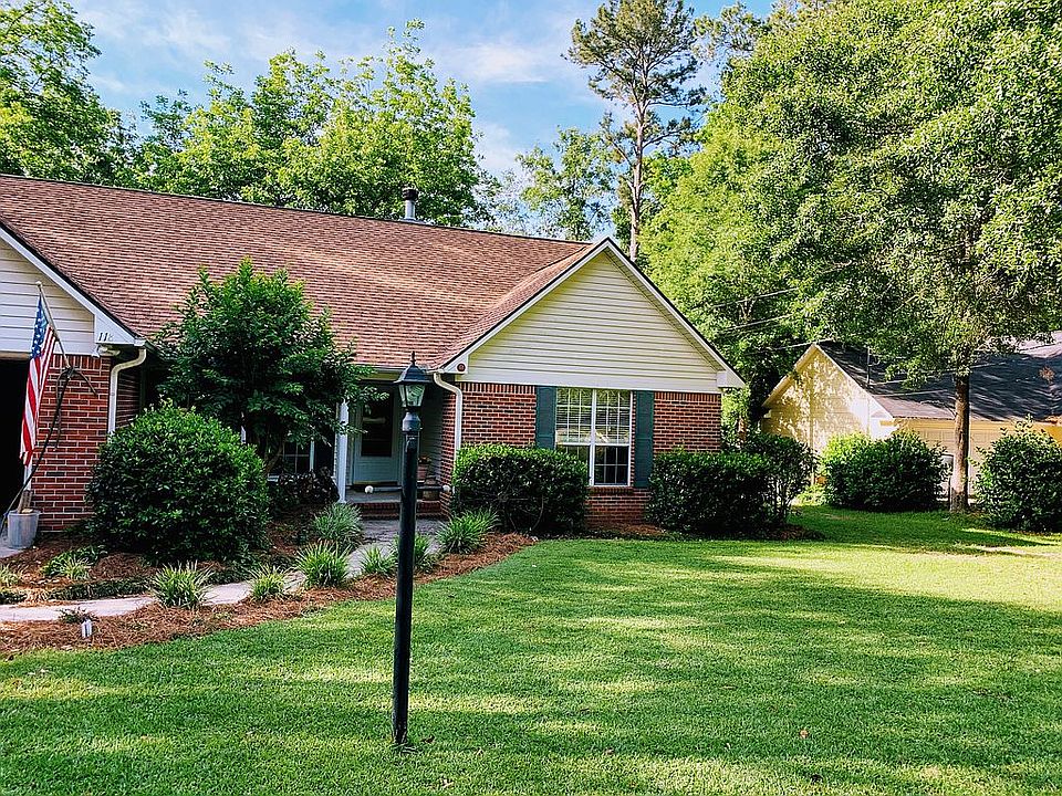 Well-established lawn 