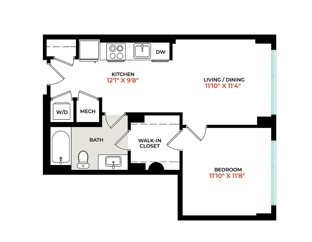 Floor plan A10A