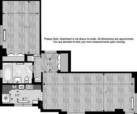 1st image of 301 W 45th St #1212