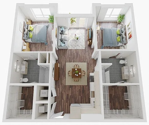 Floor plan Monroe