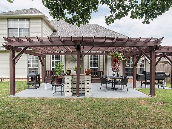Pergola and grill area