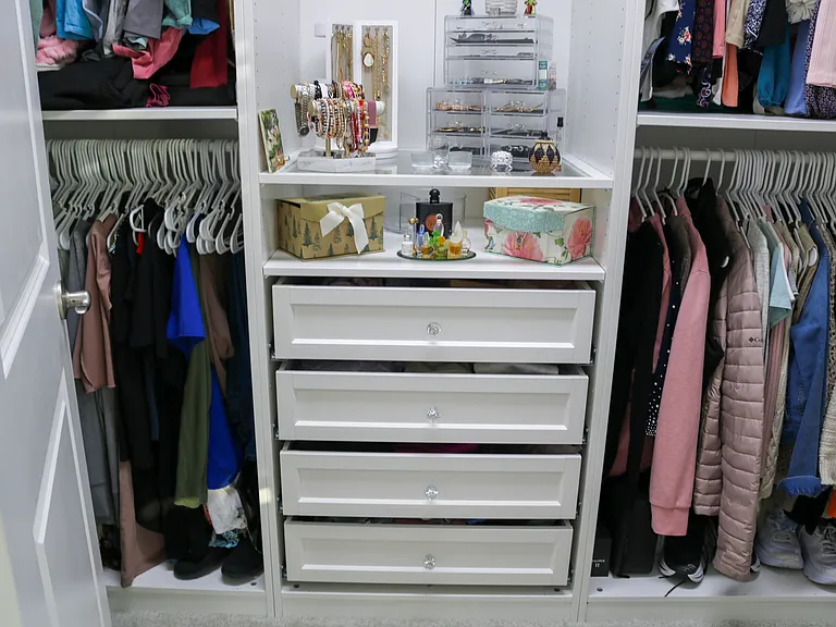 Primary closet 1/2 There is another his closet