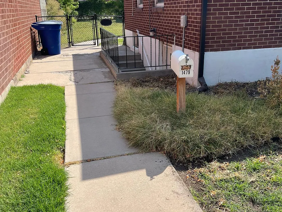 Private entrance.