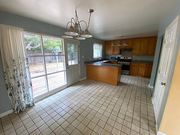 Dining room and kitchen
