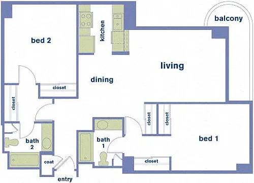 Floor plan 2C Renovation 2