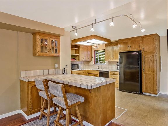 Kitchen with plenty of cabinet space.