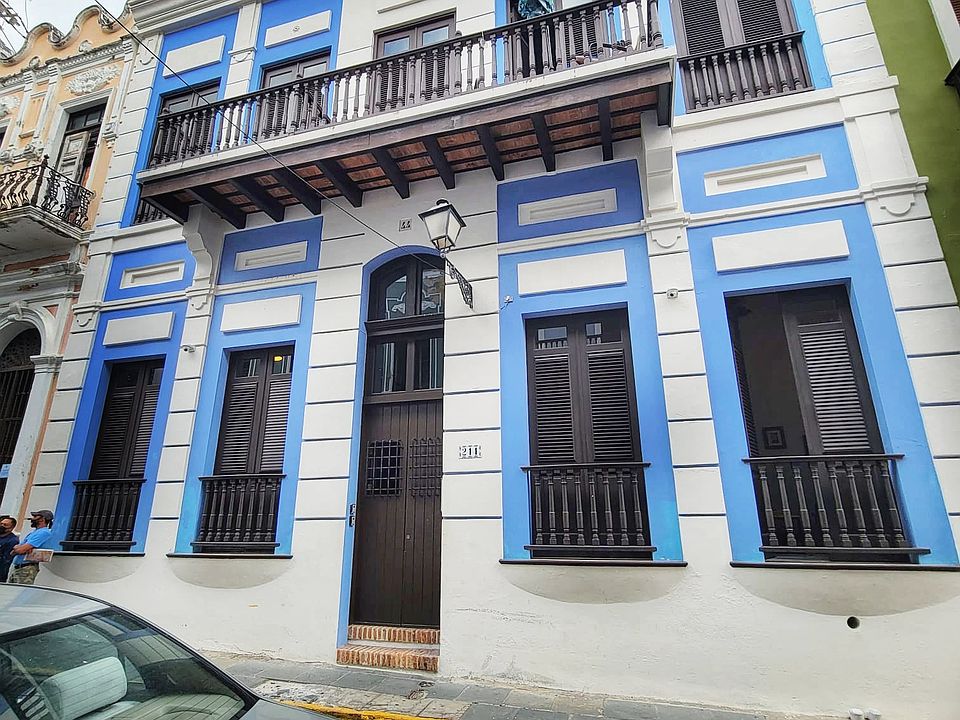 front of building