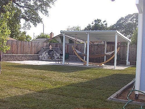 Backyard Patio/pondless