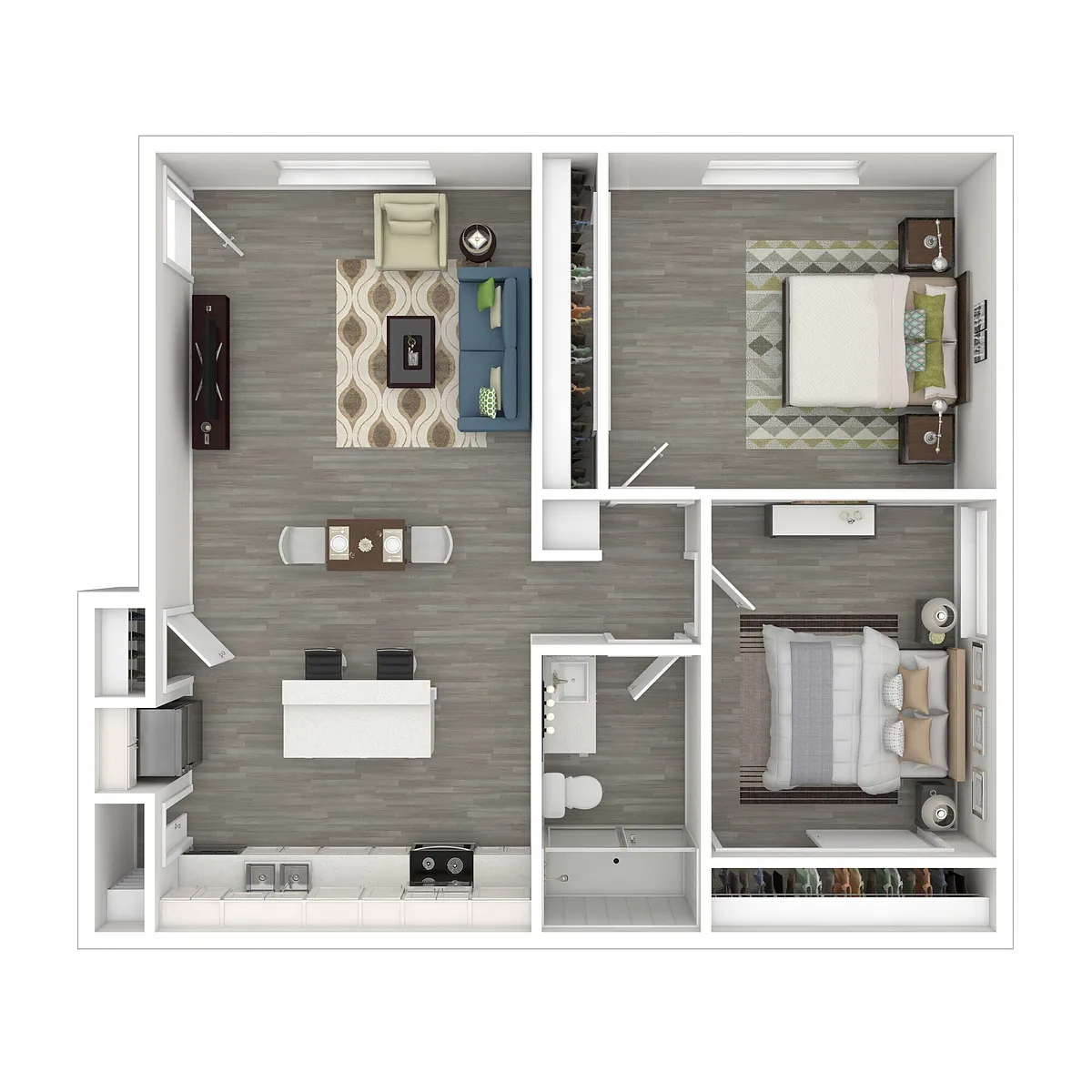 Floor plan 2 Bedroom